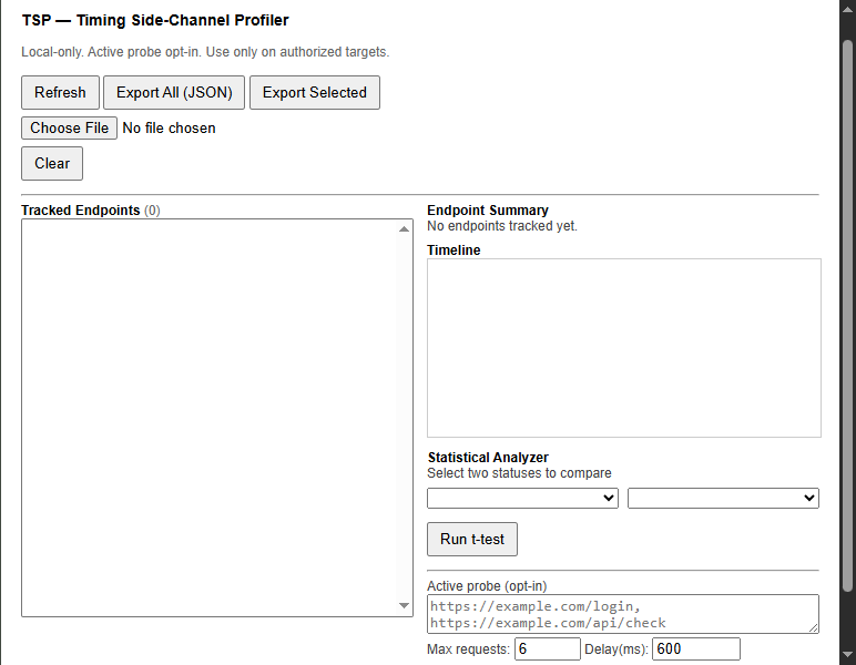 Timing Side Channel Profiler