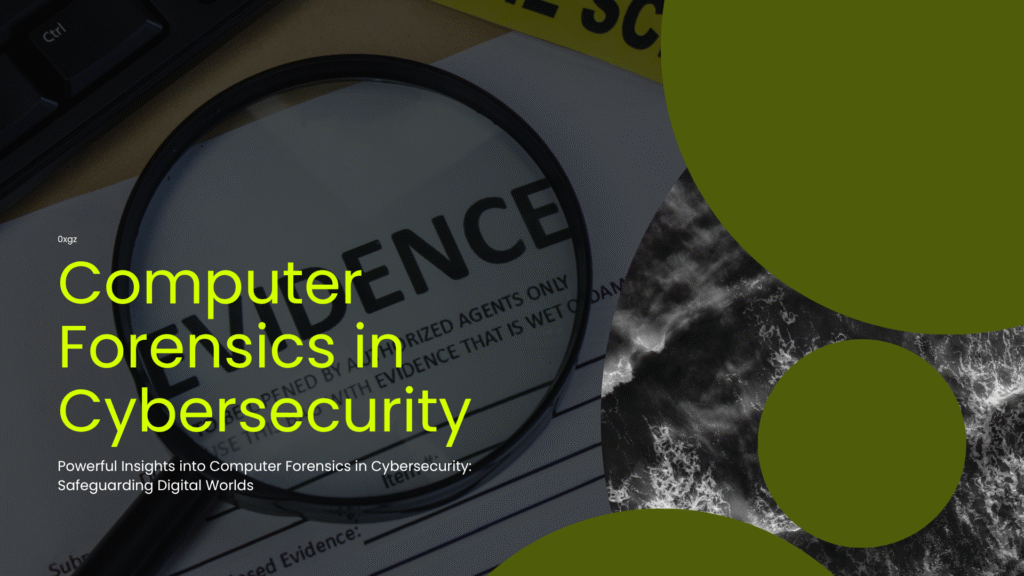 Computer Forensics in Cybersecurity